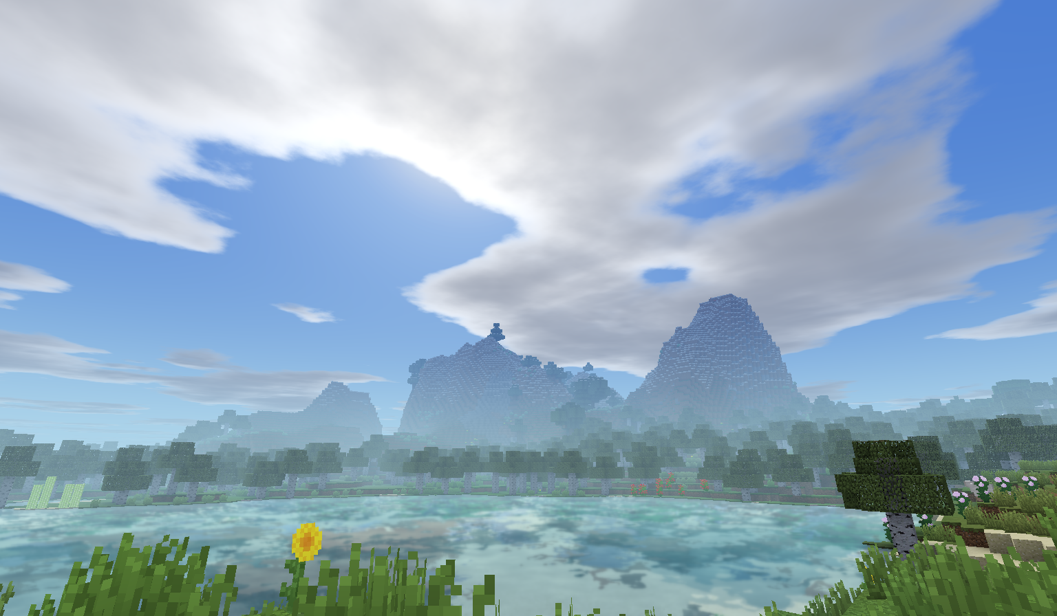 Builder's QOL Shaders clean Minecraft shader pack screenshot 1 for Minecraft 1.12