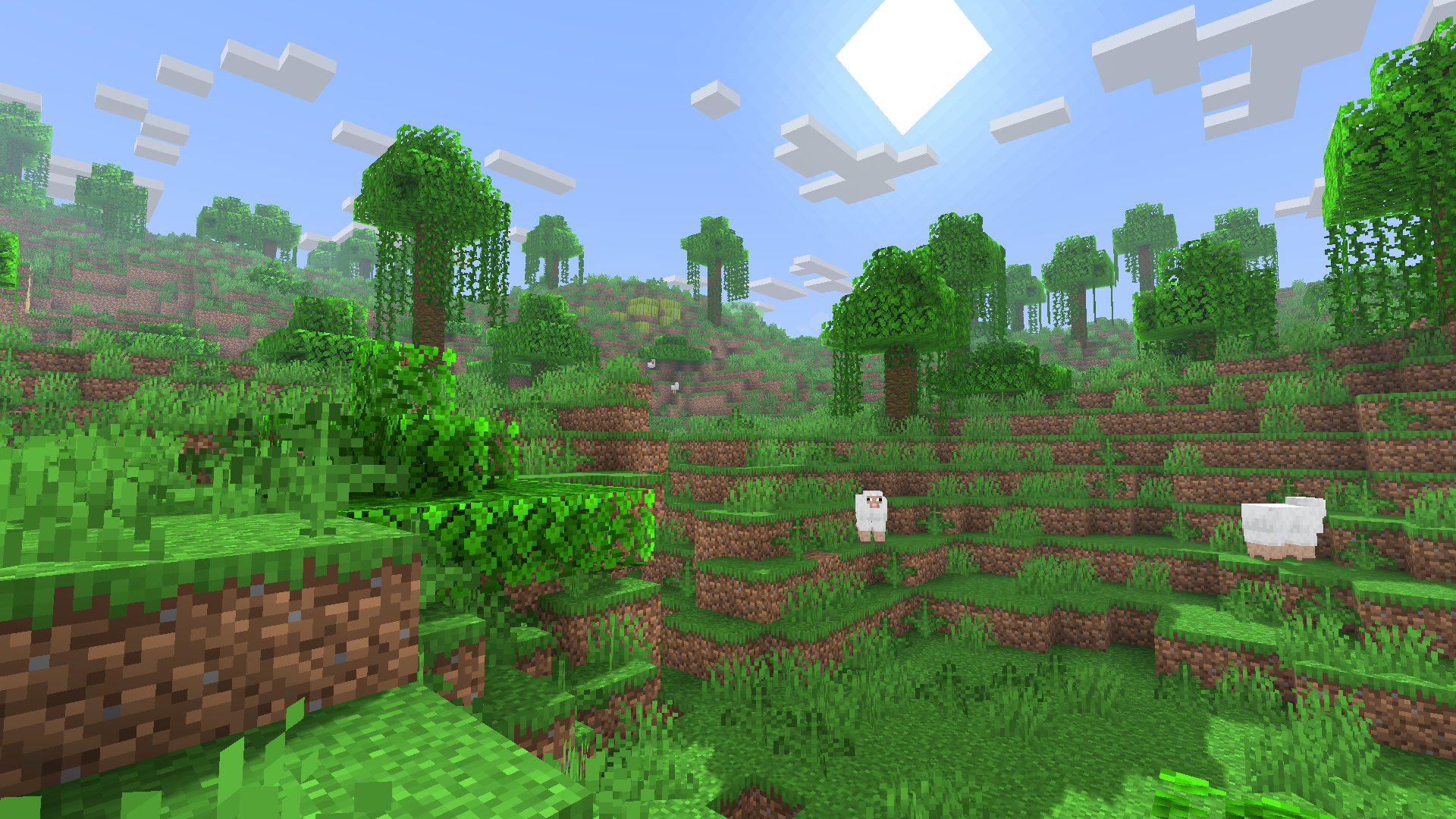 Just Colored Lighting building Minecraft shader pack screenshot 3 for Minecraft 1.19