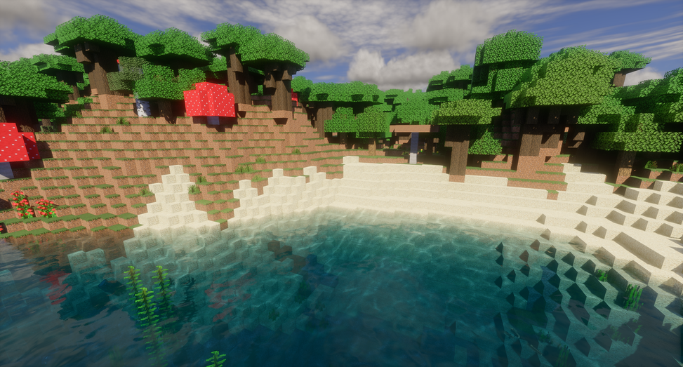 Noble Shaders realistic Minecraft shader pack screenshot 3 for Minecraft 1.16