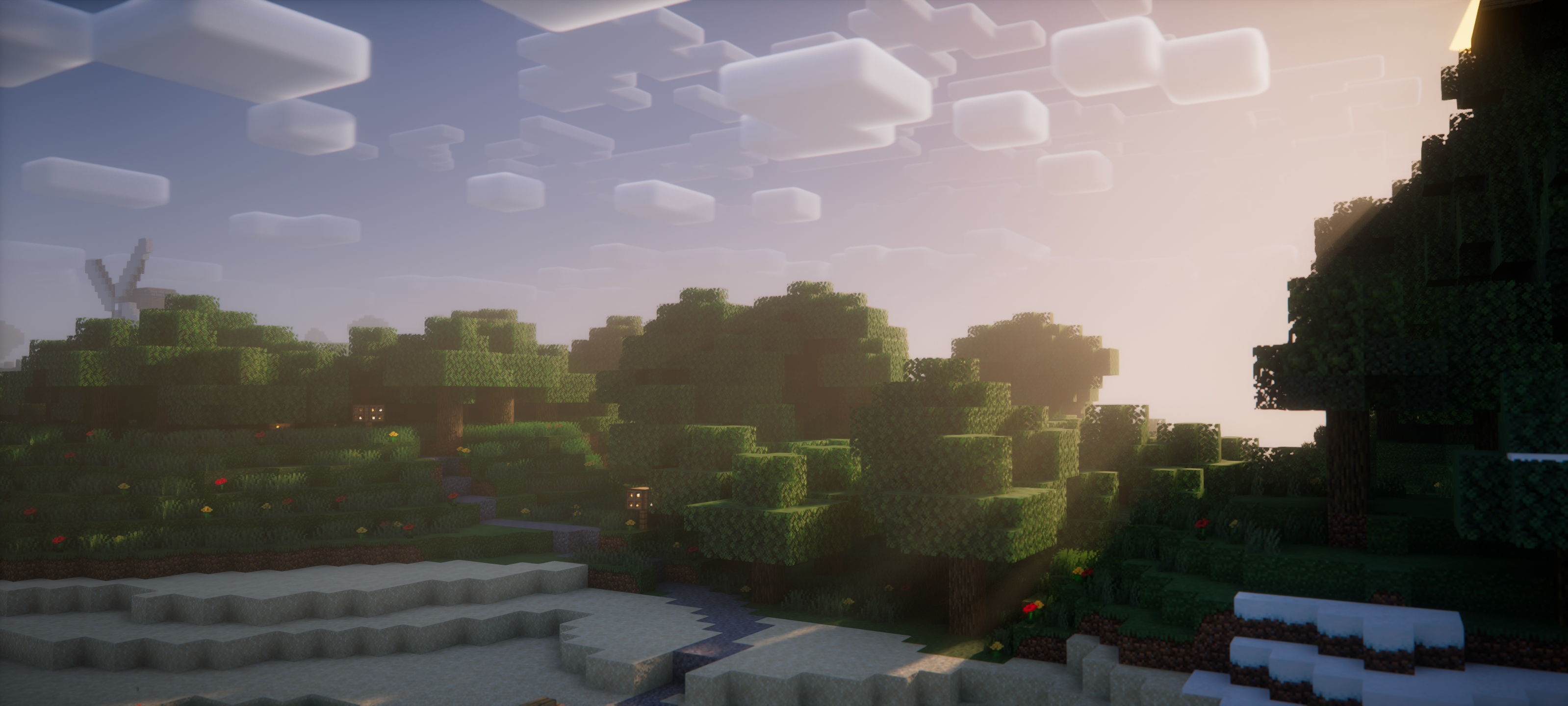 Nostalgia Shader vanilla plus Minecraft shader pack screenshot 5 for Minecraft 1.16
