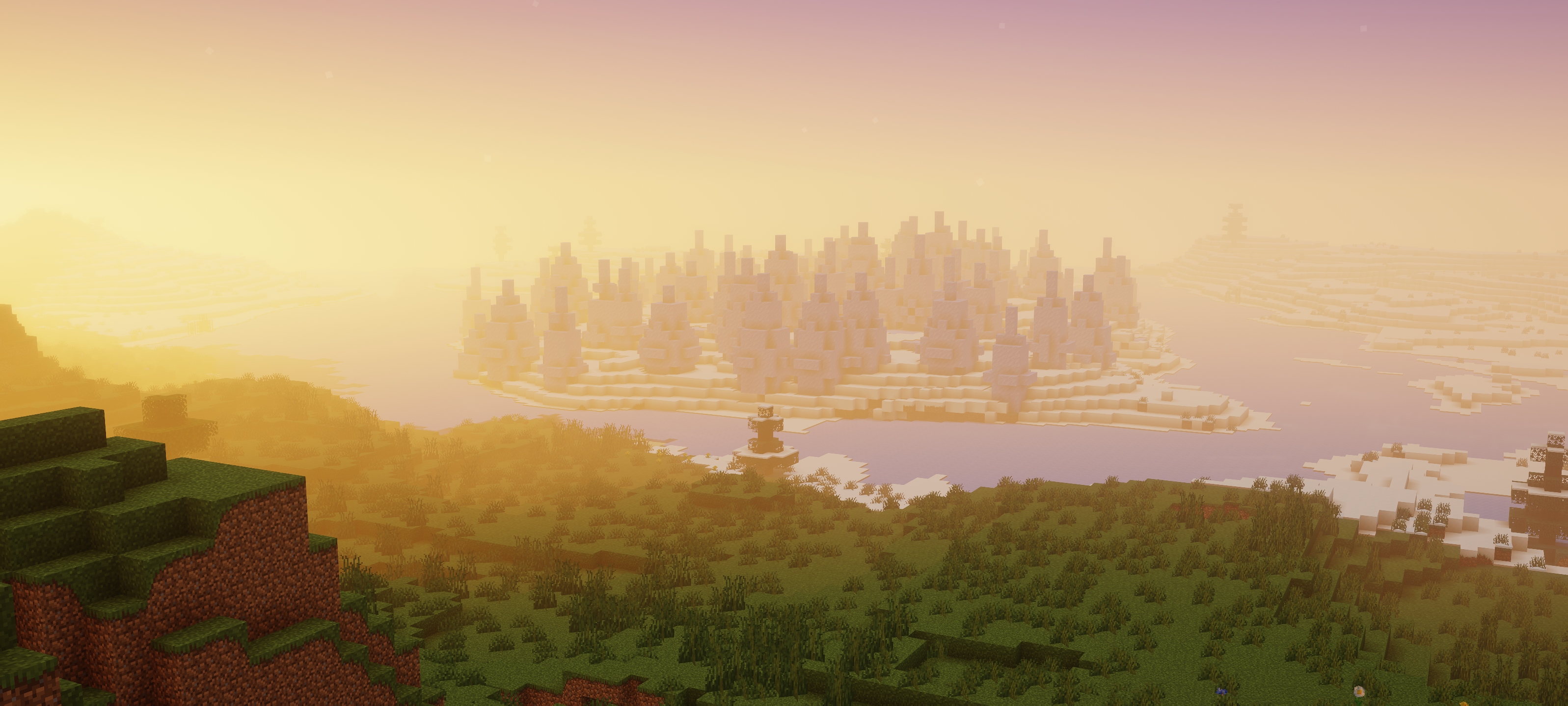 Potato Shaders building Minecraft shader pack screenshot 1 for Minecraft 1.12