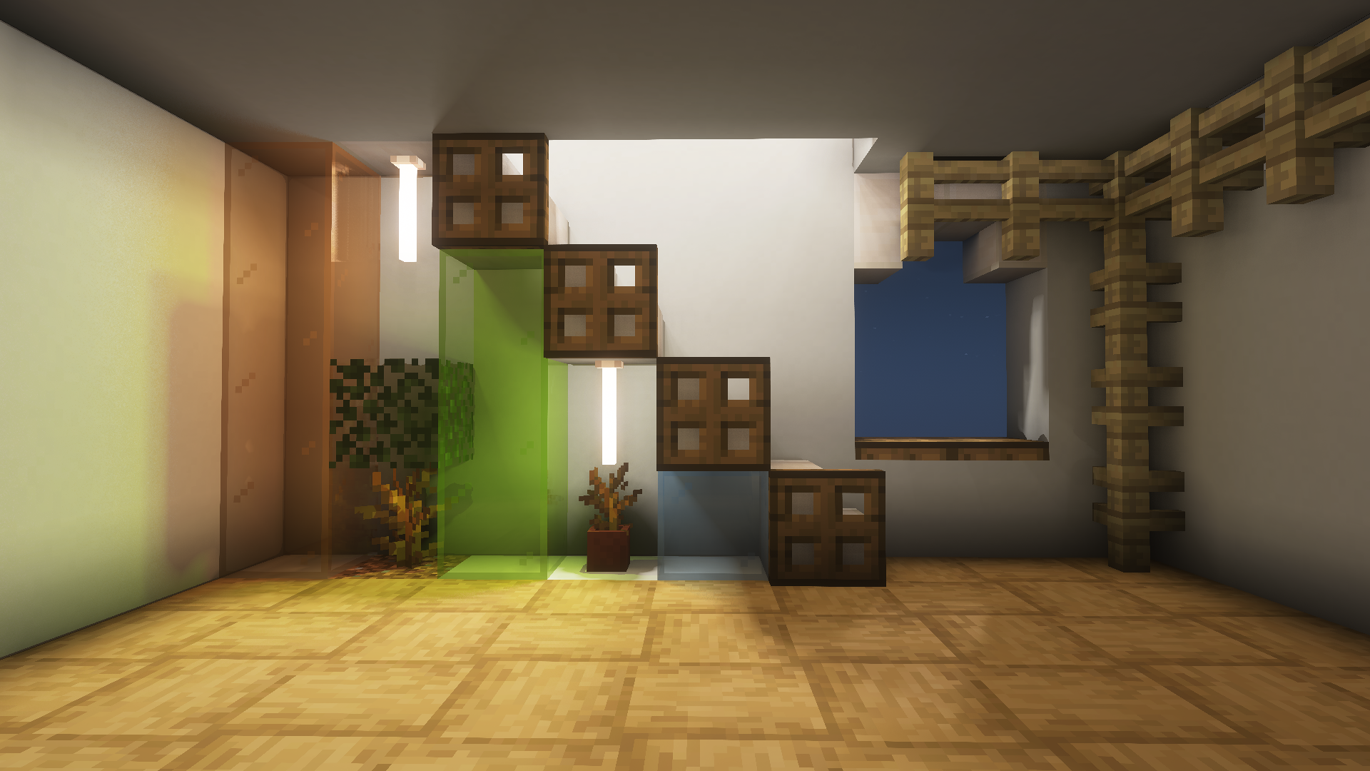 Rethinking Voxels semi realistic Minecraft shader pack screenshot 3 for Minecraft 1.19.2