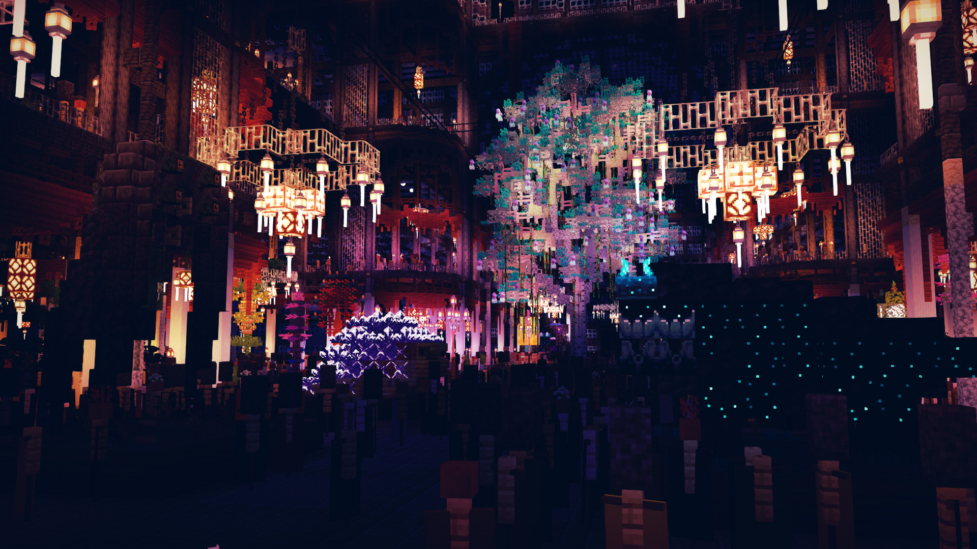 Stracciatella Shaders building Minecraft shader pack screenshot 2 for Minecraft 1.8.9