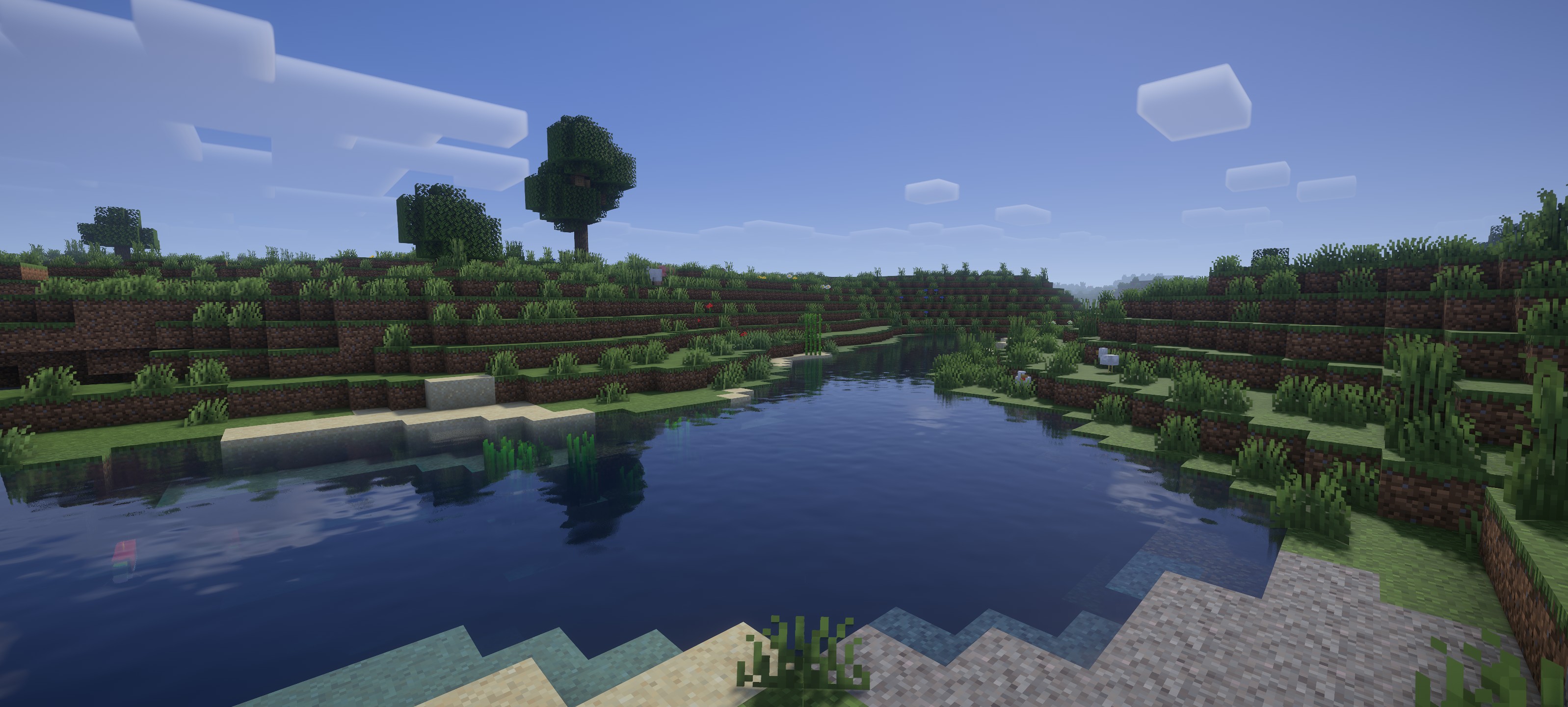 Vanilla Plus Shader semi realistic Minecraft shader pack for Minecraft 1.16