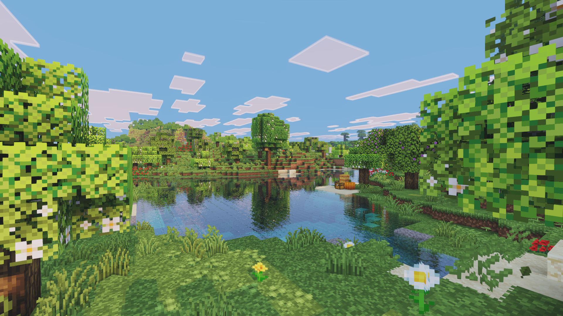 Visual Vibrance semi realistic Minecraft shader pack screenshot 1 for Minecraft 1.20